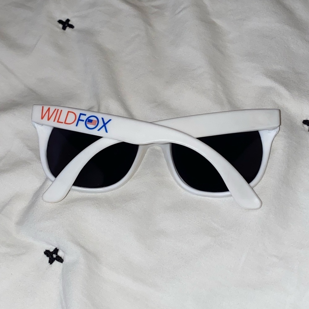 Wildfox White Ray Ban-Type Sunglasses Shades